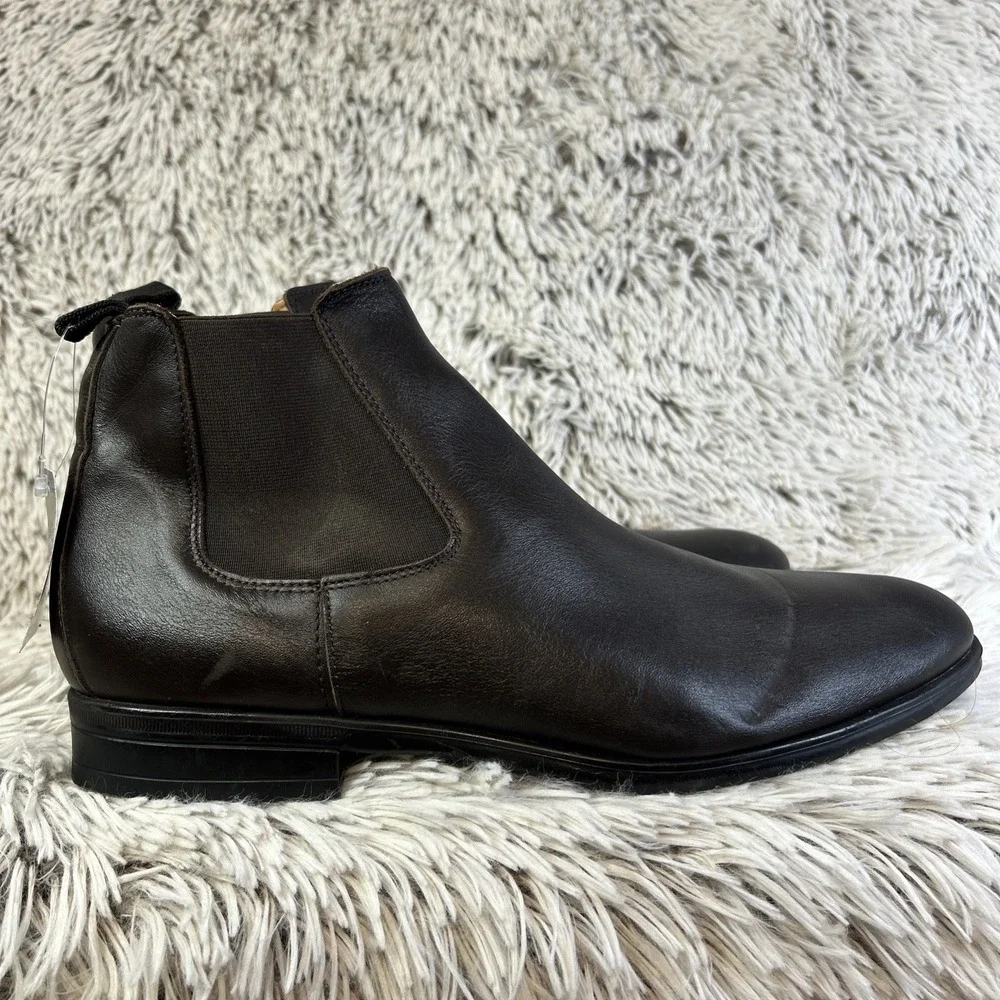 Enzo Tesoti Men's Made In Spain Dress Shoes Leather Slip-on Chukka Boots Size 10